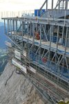 Blick zurück: Bau der Bergstation Zugspitze