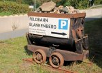 Hinweis Feldbahn Papierfabrik Blankenberg